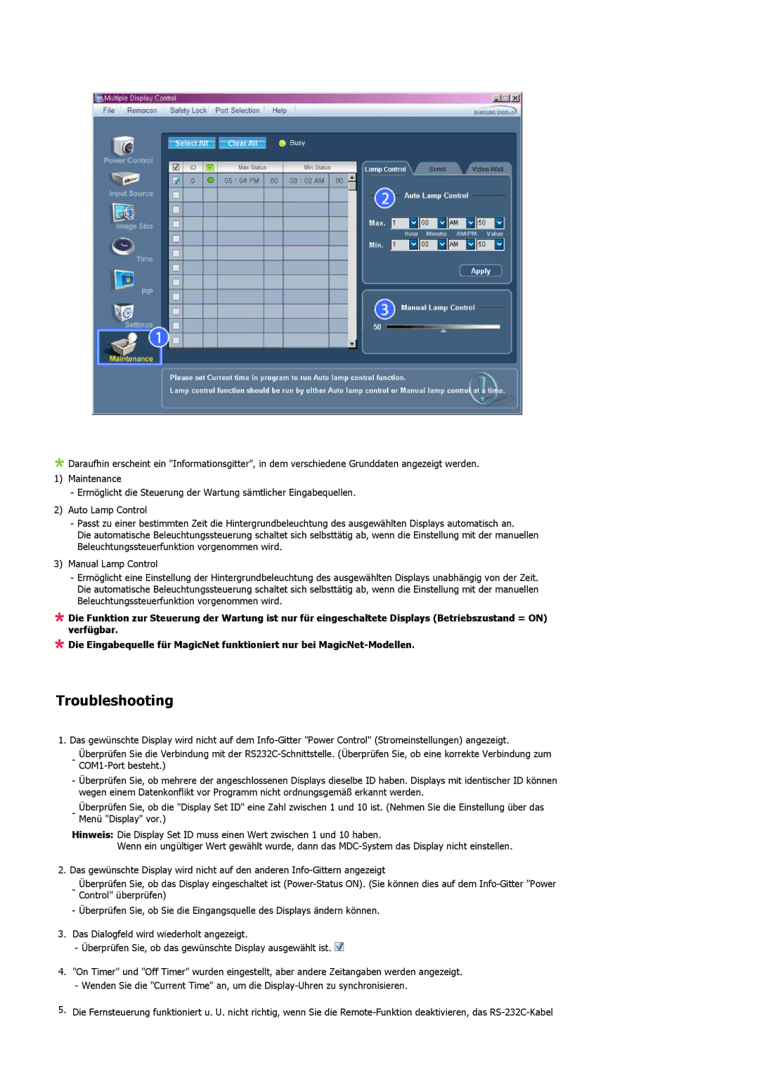 Samsung LS57BPPNS/EDC, LS57BPHNB/EDC, LS57BPHNS/EDC manual Troubleshooting 