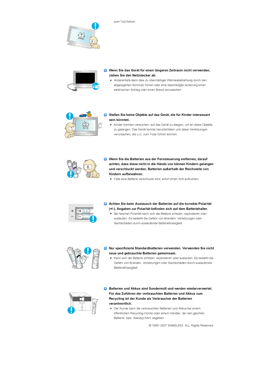 Samsung LS57BPHNB/EDC, LS57BPHNS/EDC, LS57BPPNS/EDC manual Zum Tod führen 