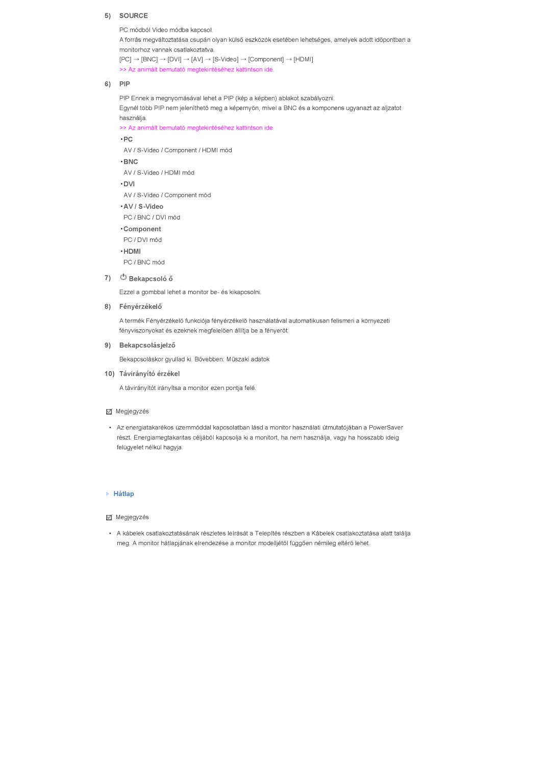 Samsung LS57BPHNS/EDC, LS57BPHNB/EDC, LS57BPPNS/EDC manual Source, Bnc, Dvi, Hdmi 