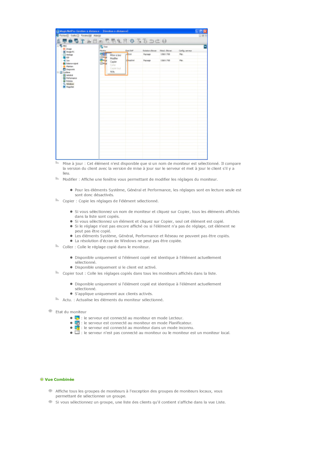 Samsung LS57BPTNBF/EDC, LS57BPTNS/EDC, LS57BPTNB/EDC manual Vue Combinée 