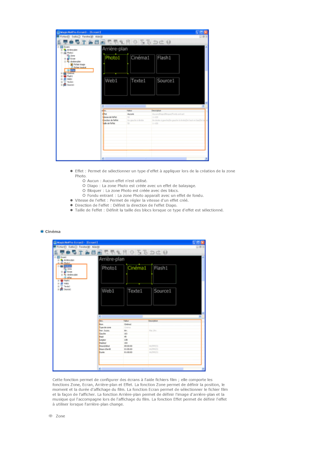 Samsung LS57BPTNBF/EDC, LS57BPTNS/EDC, LS57BPTNB/EDC manual Cinéma 