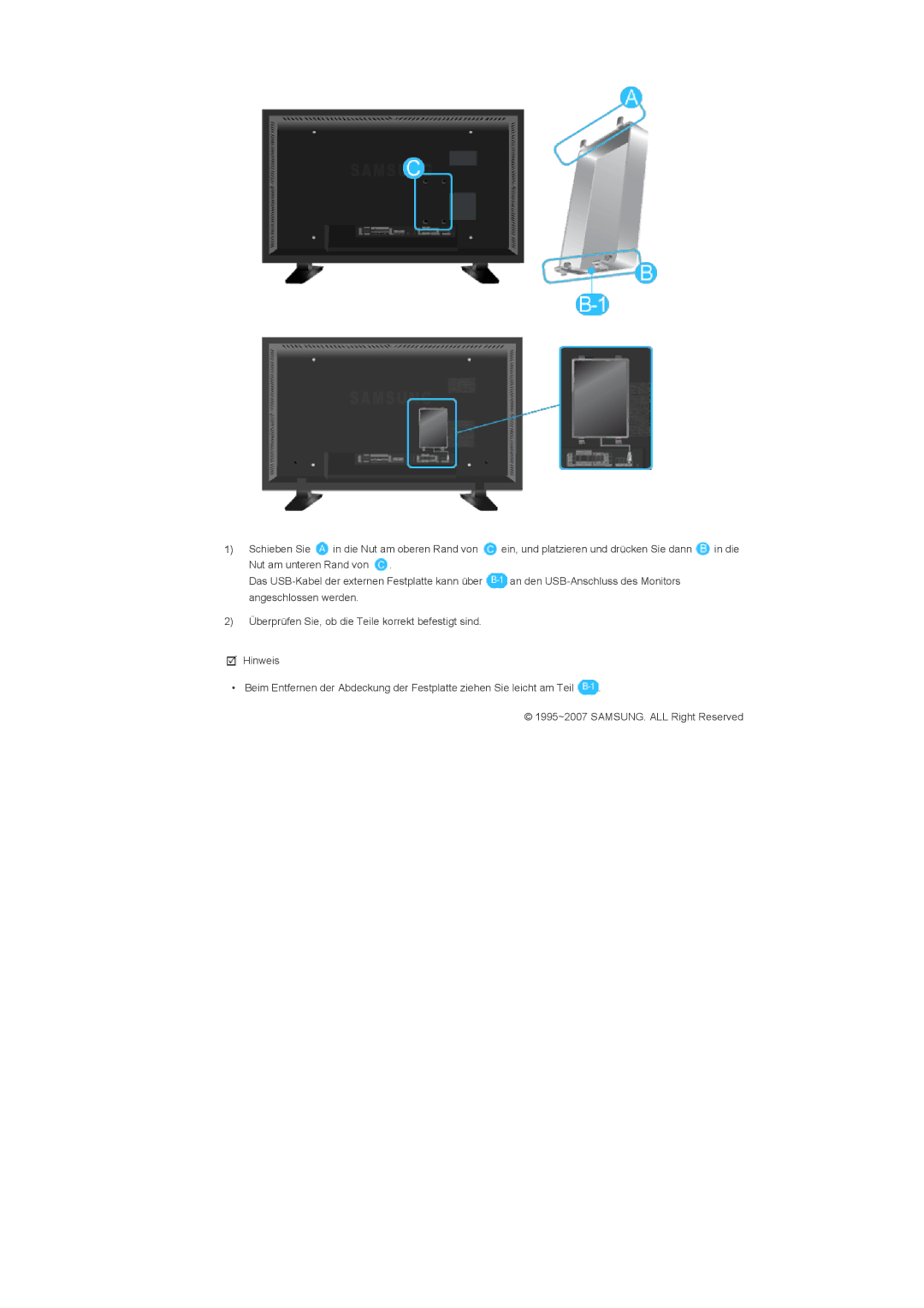 Samsung LS57BPTNB/EDC, LS57BPTNS/EDC manual 