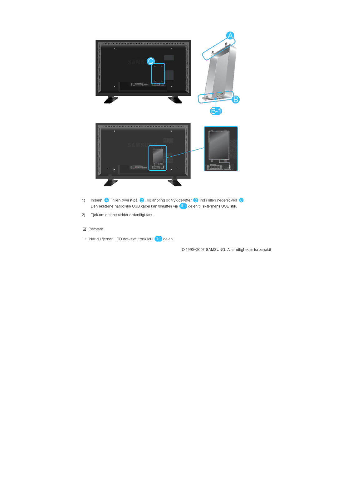 Samsung LS57BPTNS/EDC manual 