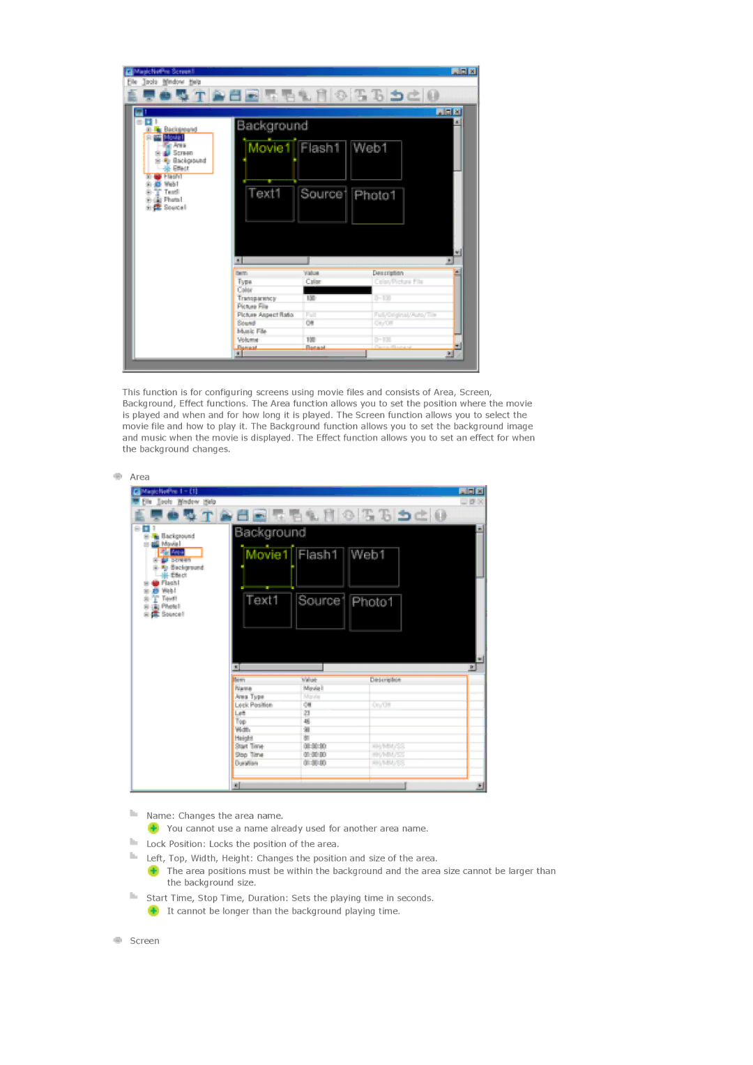 Samsung LS57BPTNBF/EDC, LS57BPTNS/XSJ, LS57BPTNS/EDC, LS57BPTNB/EDC manual Screen 