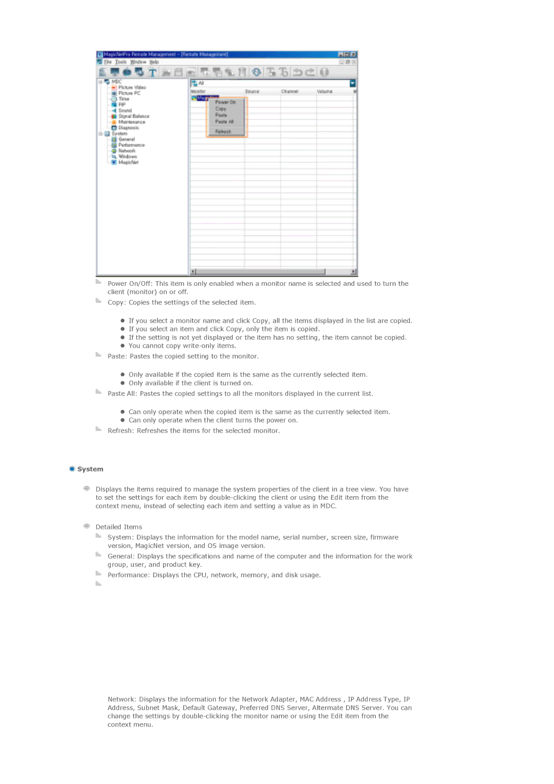 Samsung LS57BPTNS/XSJ, LS57BPTNS/EDC, LS57BPTNB/EDC, LS57BPTNBF/EDC manual System 