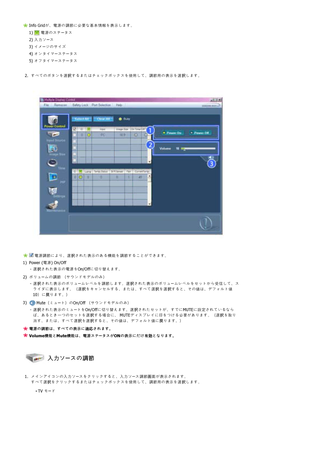 Samsung LS57BPTNS/XSJ manual Volume Mute 