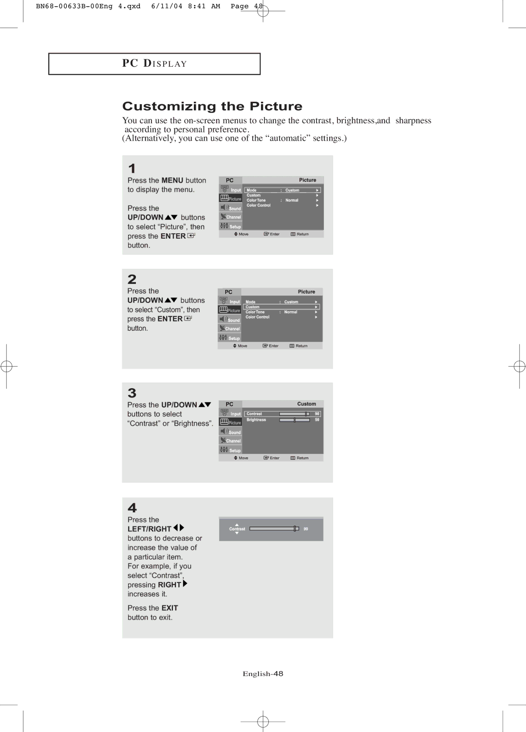 Samsung LT-P1545 manual English-48 