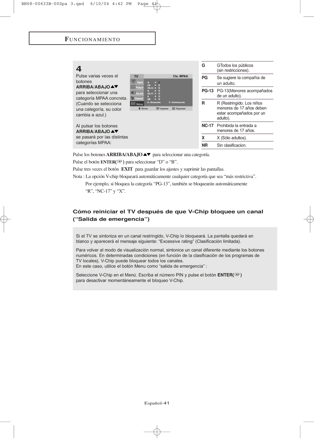 Samsung LT-P1745, LT-P2045U manual Pulse varias veces el botones 