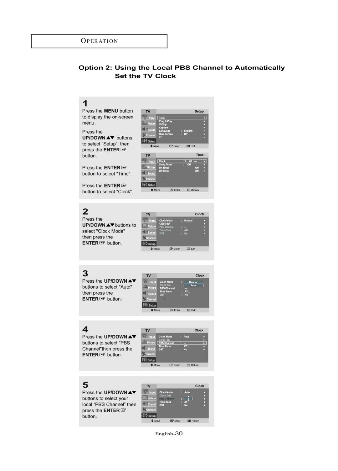 Samsung LT-P1745U manual English-30 