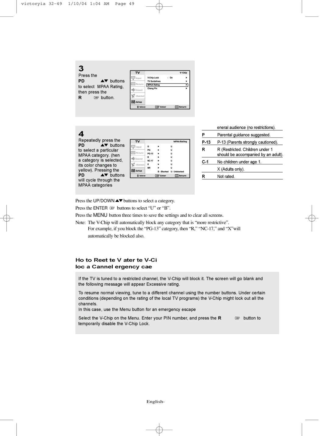 Samsung LT-P227W manual Buttons 