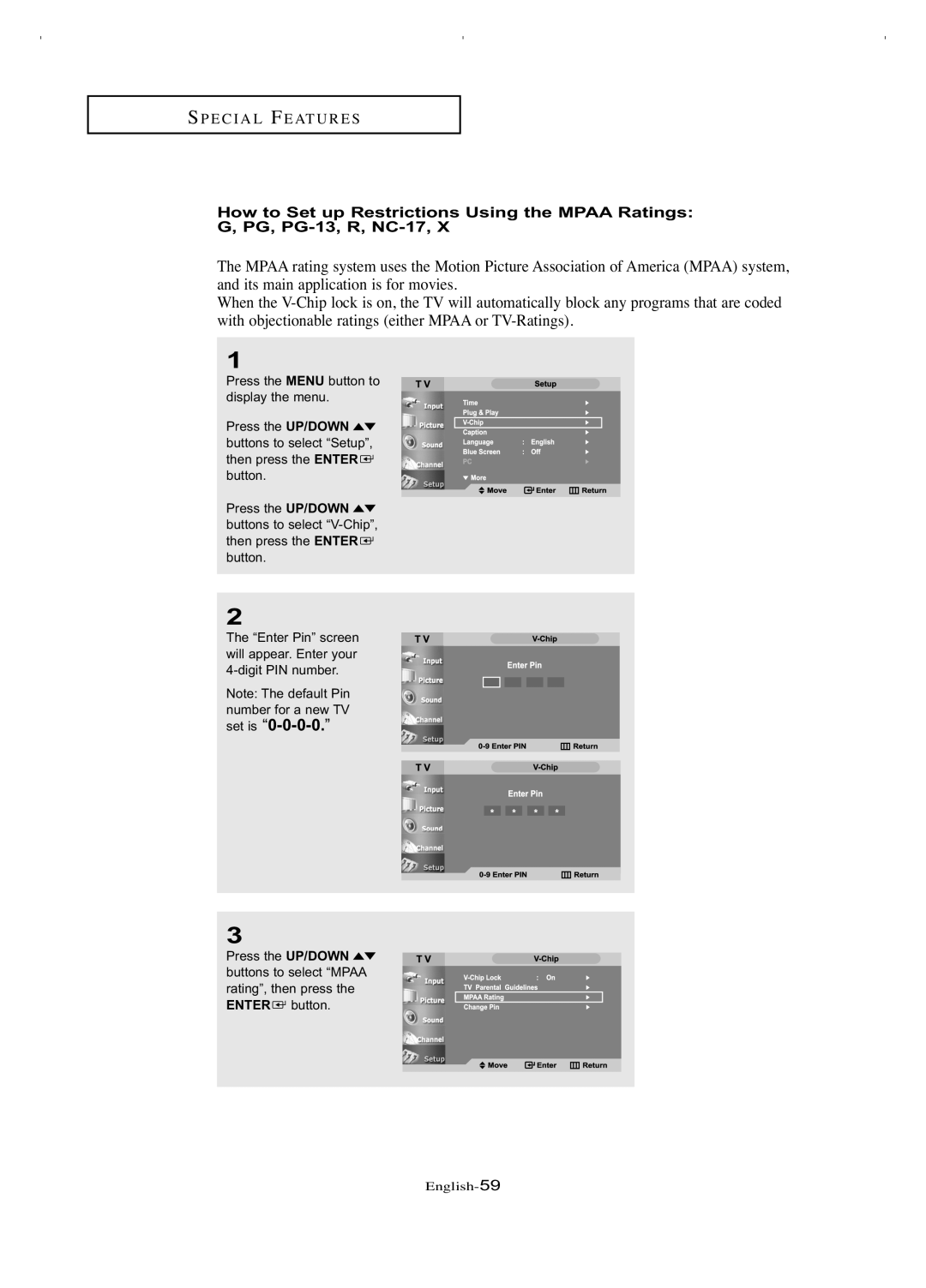 Samsung LT-P266W manual English-59 