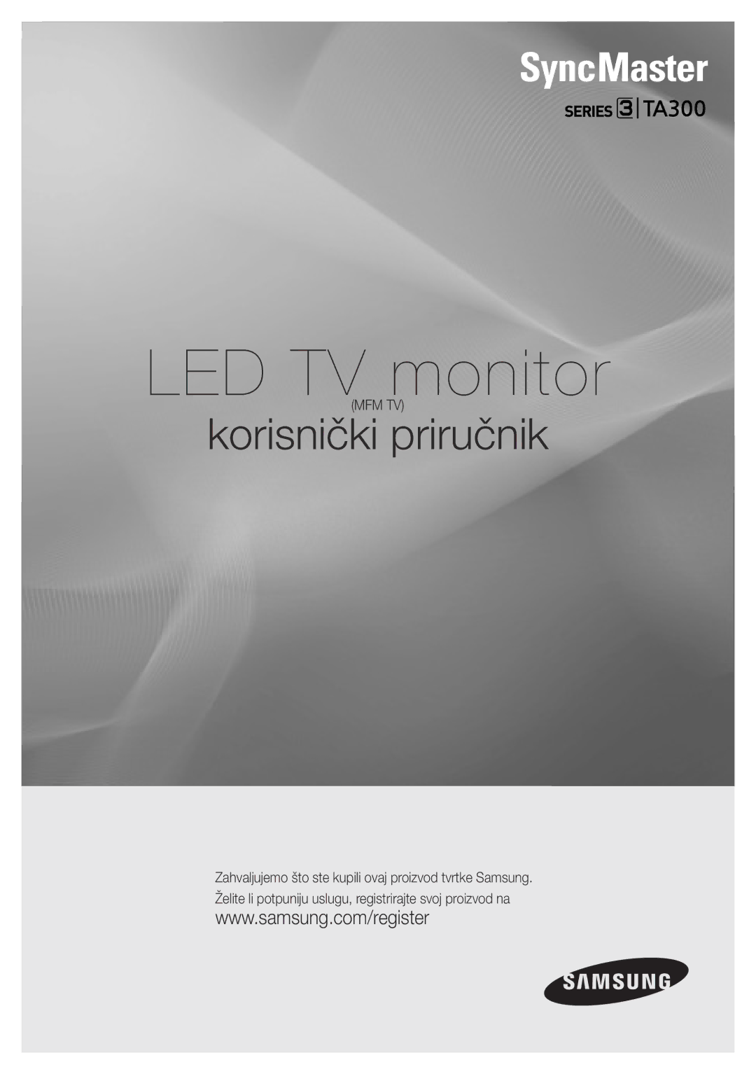 Samsung LT22A300EW/EN manual LED TV Monitor 