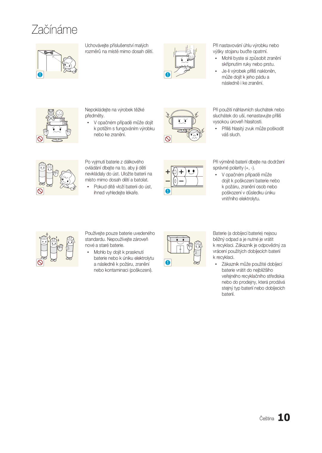 Samsung LT24B300EW/EN, LT22B350EW/EN, LS22B350BS/EN, LT27B300EWY/EN, LT23B350EW/EN manual Xx Je-li výrobek příliš nakloněn 