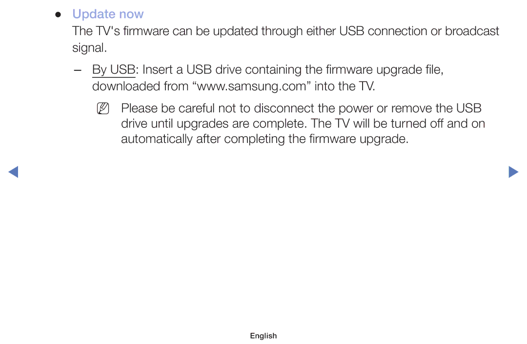 Samsung LT22E310EX/RU manual Update now 