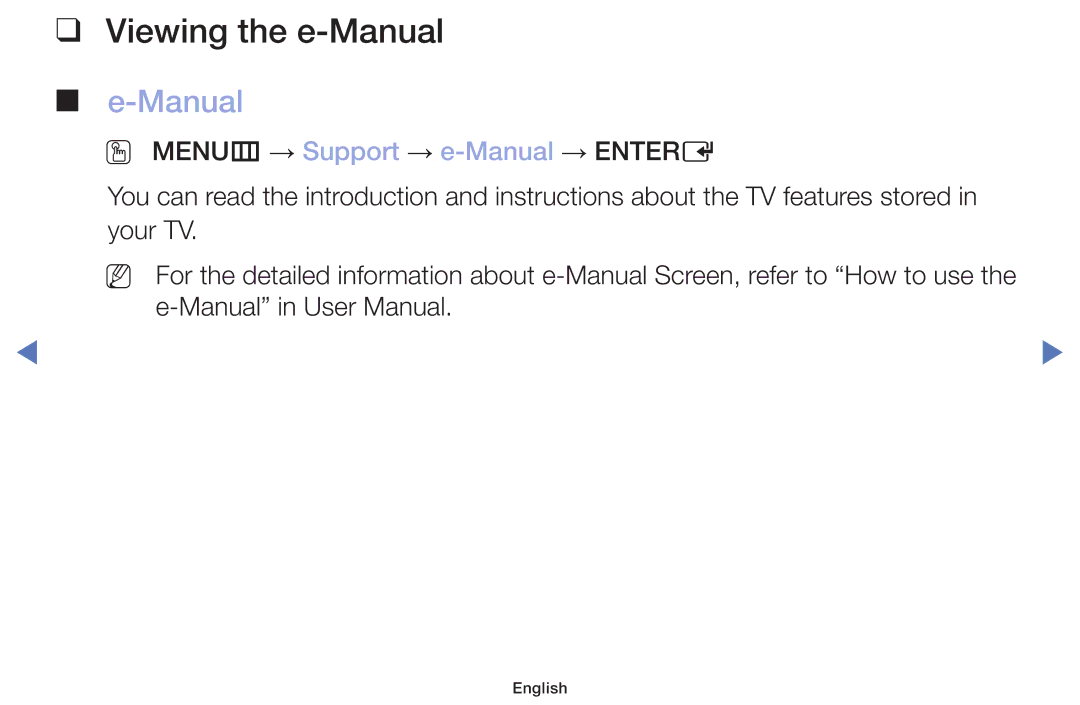 Samsung LT22E310EX/RU manual Viewing the e-Manual 