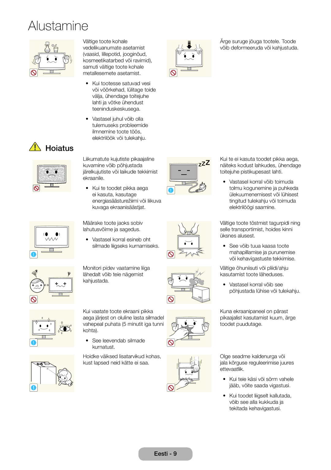 Samsung LT24E390EW/EN, LT22E390EW/EN manual Kurnatust 