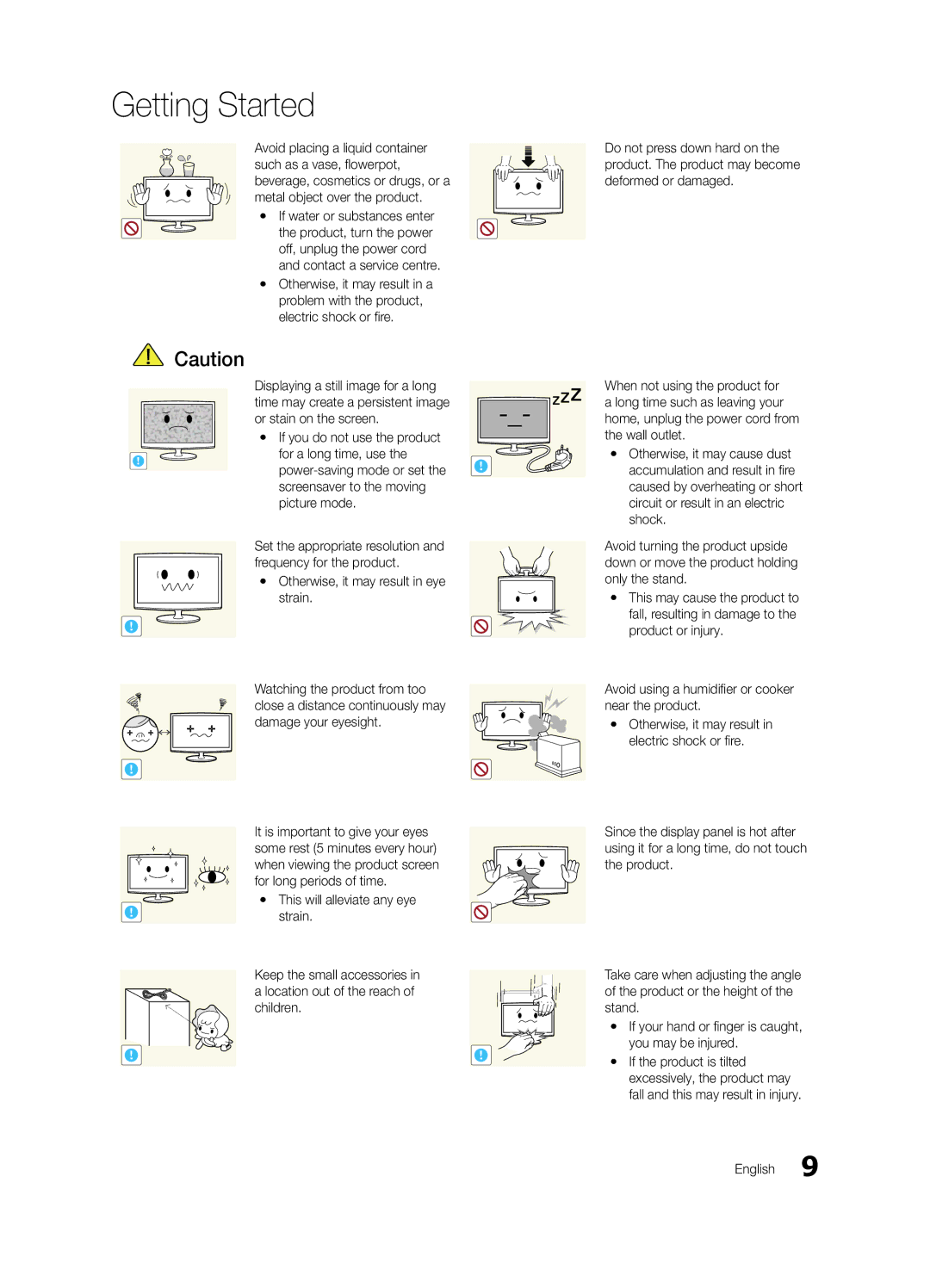 Samsung LT23A350MO/ZR, LT23A350EW/EN, LT27A550EW/EN, LT22A350MR/NG, LT23A350MO/SM, LT27A550MR/ZN, LT22A350MR/ZN Getting Started 