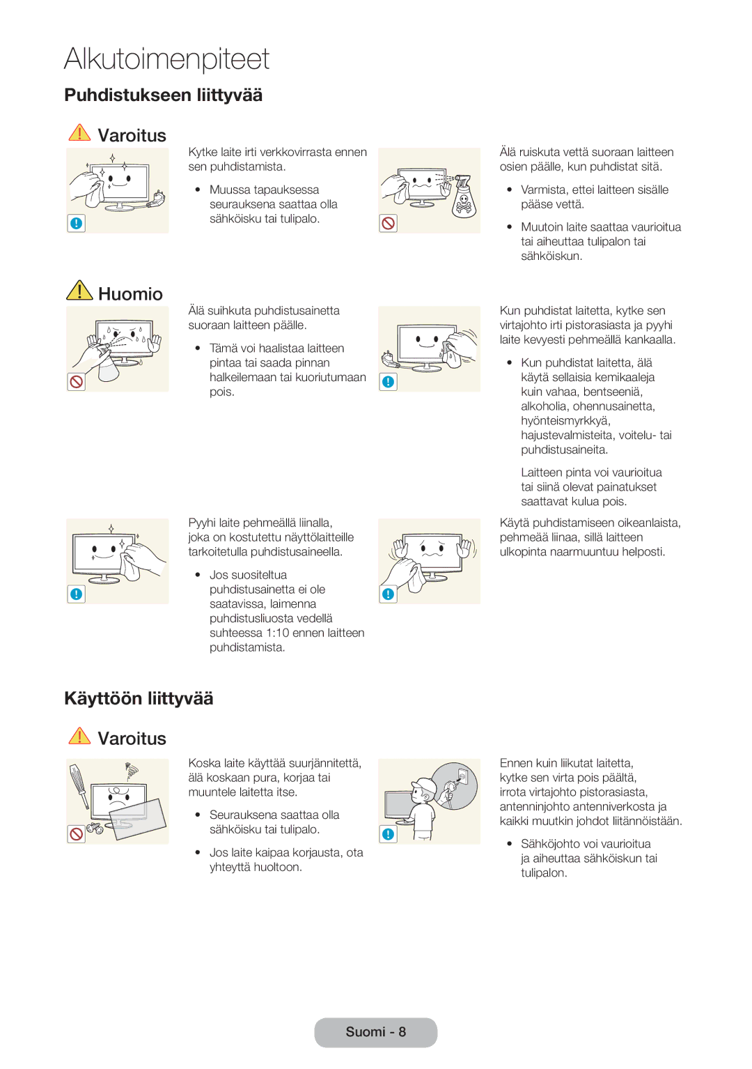 Samsung LT23B550EX/XE, LT27B550EX/XE manual Liittyvää 