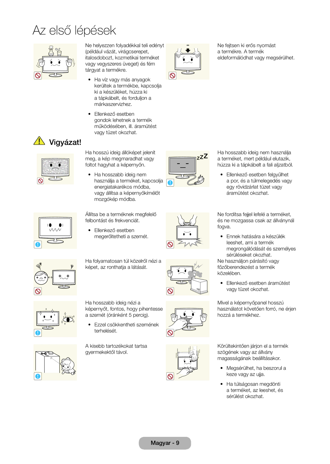 Samsung LT23C350EW/EN, LT22C350EW/EN, LT24C350EW/EN manual Állítsa be a terméknek megfelelő felbontást és frekvenciát 