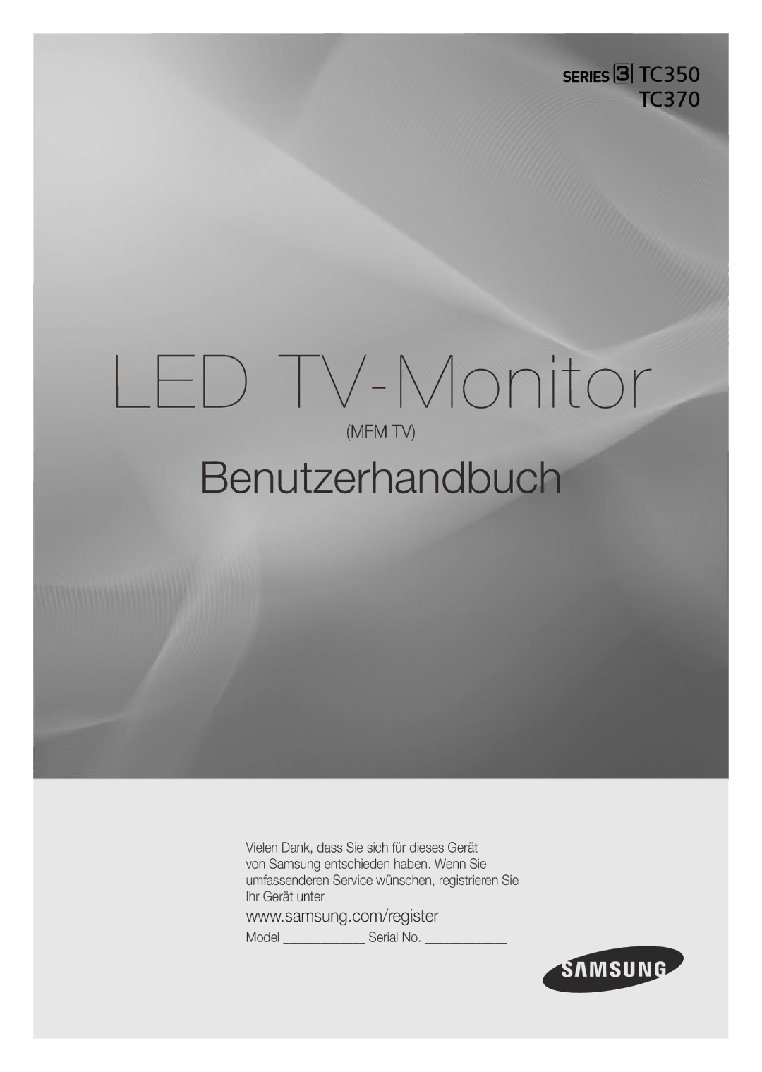 Samsung LT22C350EW/EN, LT23C350EW/EN, LT24C350EW/EN, LT24C370EW/EN, LT27C350EW/EN, LT27C370EW/EN manual LED TV-Monitor 