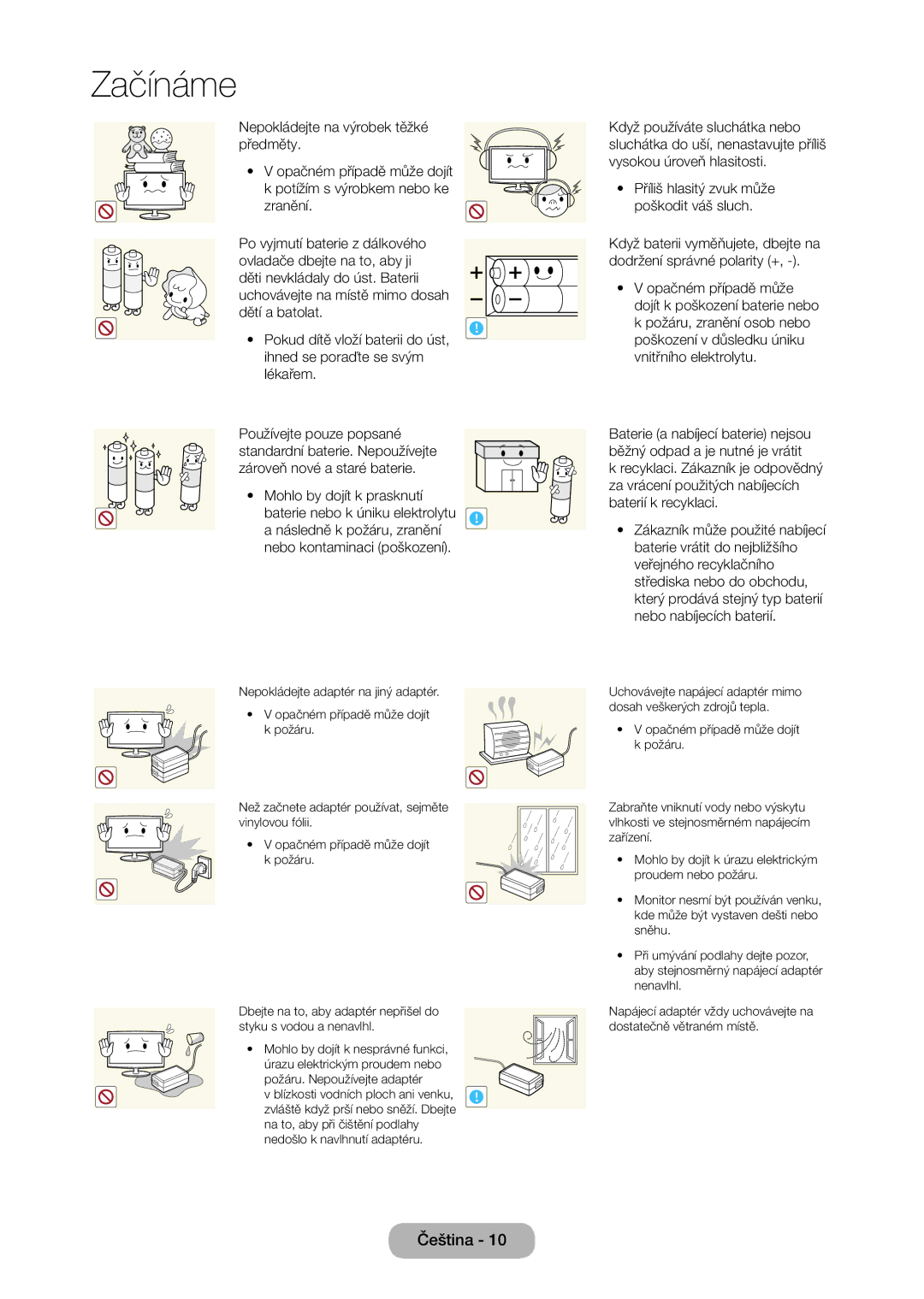 Samsung LT27C350EW/EN, LT23C350EW/EN, LT22C350EW/EN, LT24C350EW/EN, LT24C370EW/EN, LT27C370EW/EN Mohlo by dojít k prasknutí 