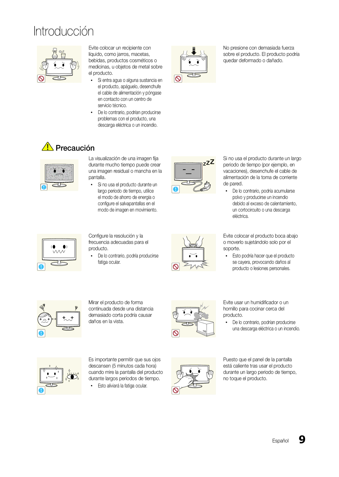 Samsung LT24B300EEZ/EN, LT22B350EW/EN, LT24B300EW/EN, LT24B300EEC/EN, LT23B350EW/EN, LT22B300EW/EN, LT24B301EW/EN manual Pantalla 