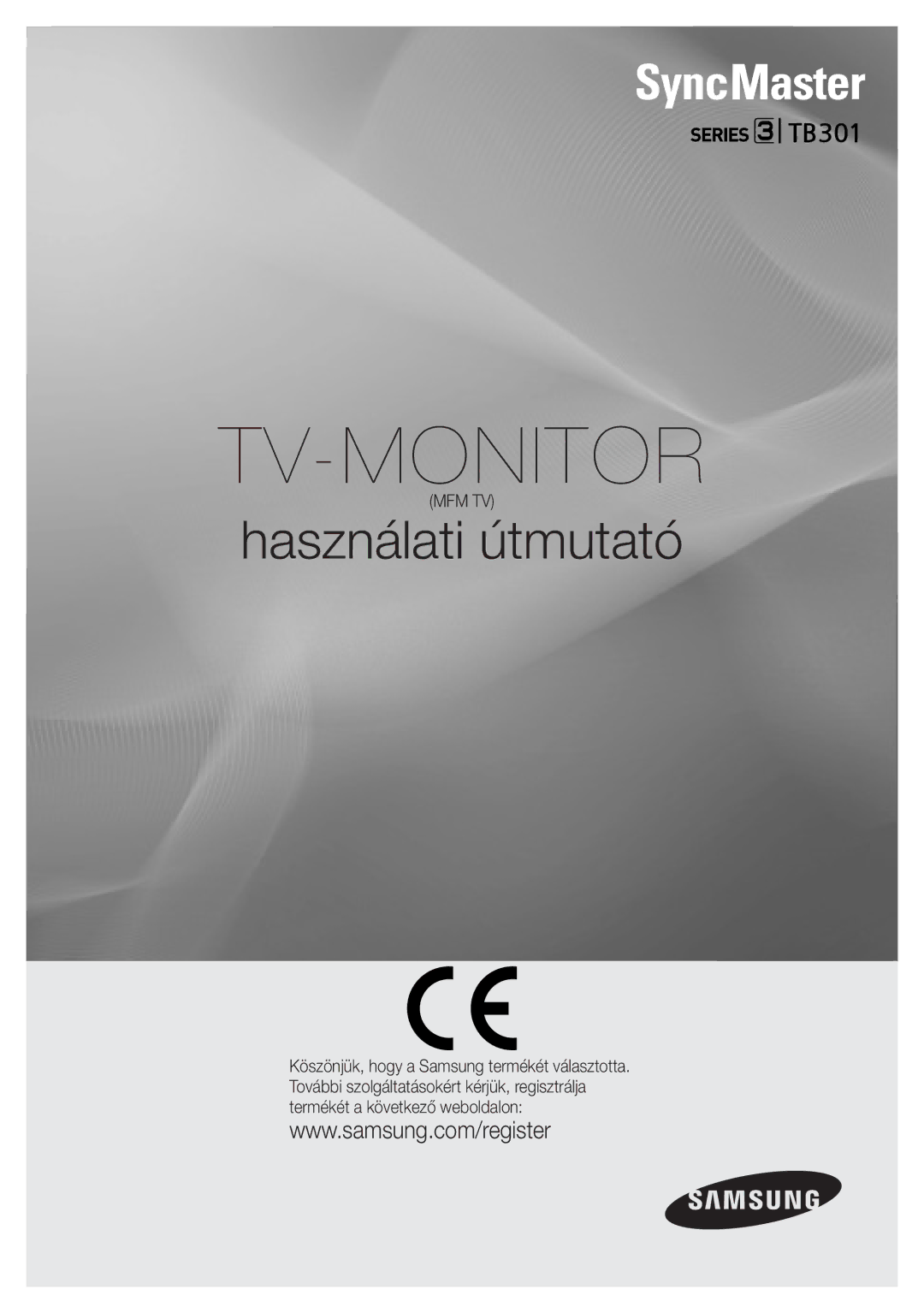 Samsung LT24B301EW/EN, LT24B301EWY/EN, LT24B301EWY/XE manual Tv-Monitor 