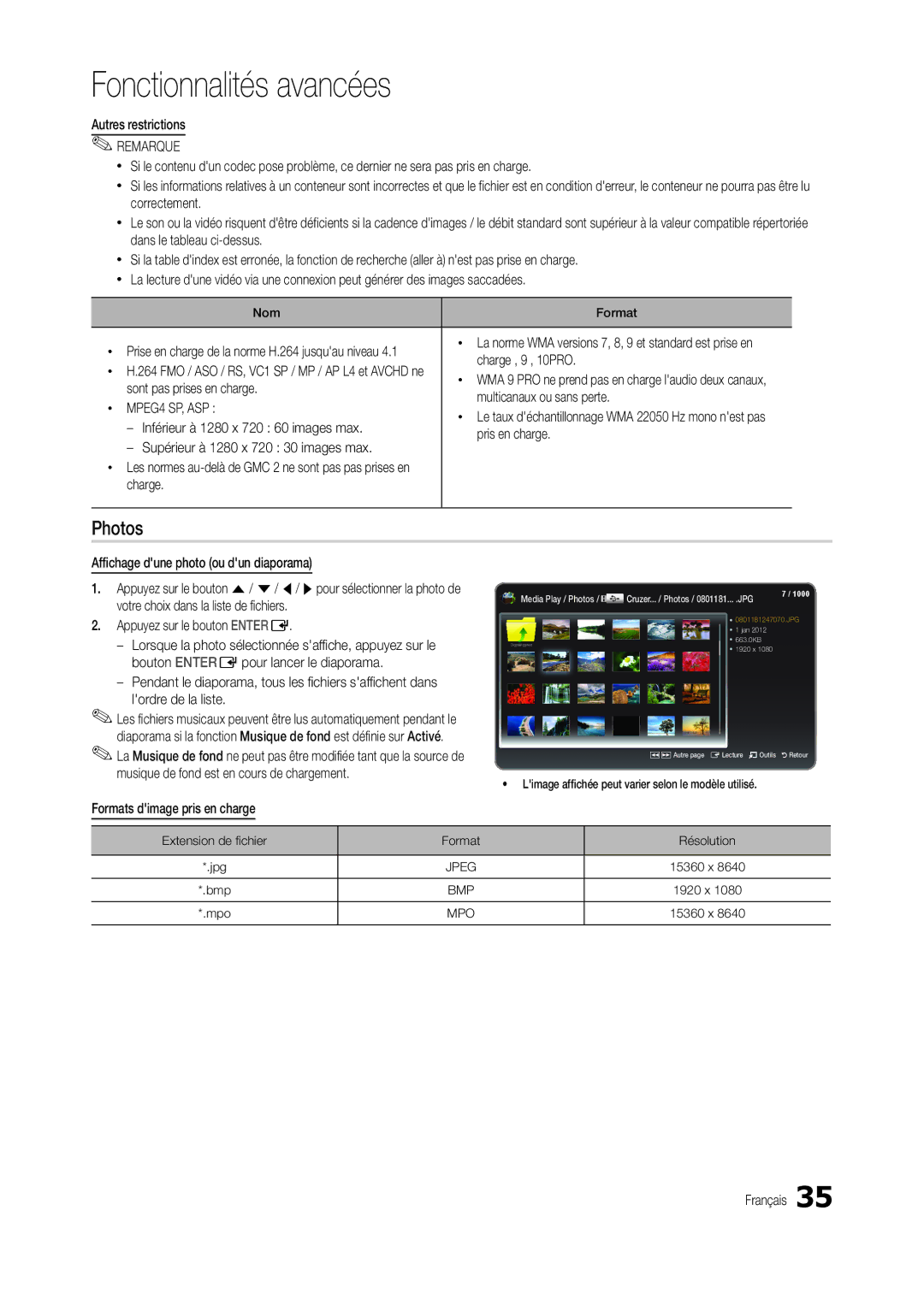 Samsung LT24B301EW/EN, LT24B301EWY/EN manual Photos 