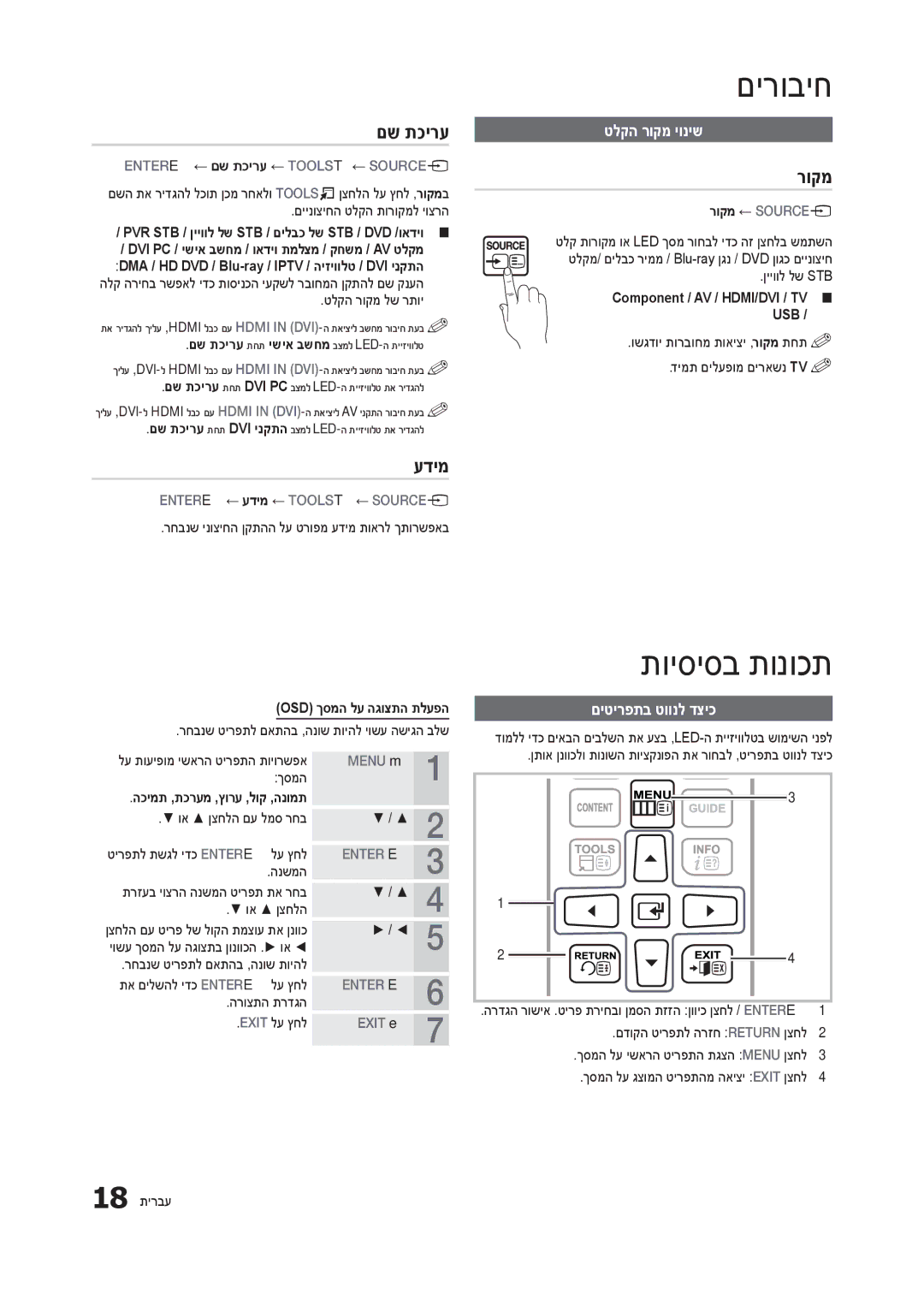 Samsung LT24B301MA/CH manual תויסיסב תונוכת, םש תכירע, עדימ, רוקמ 