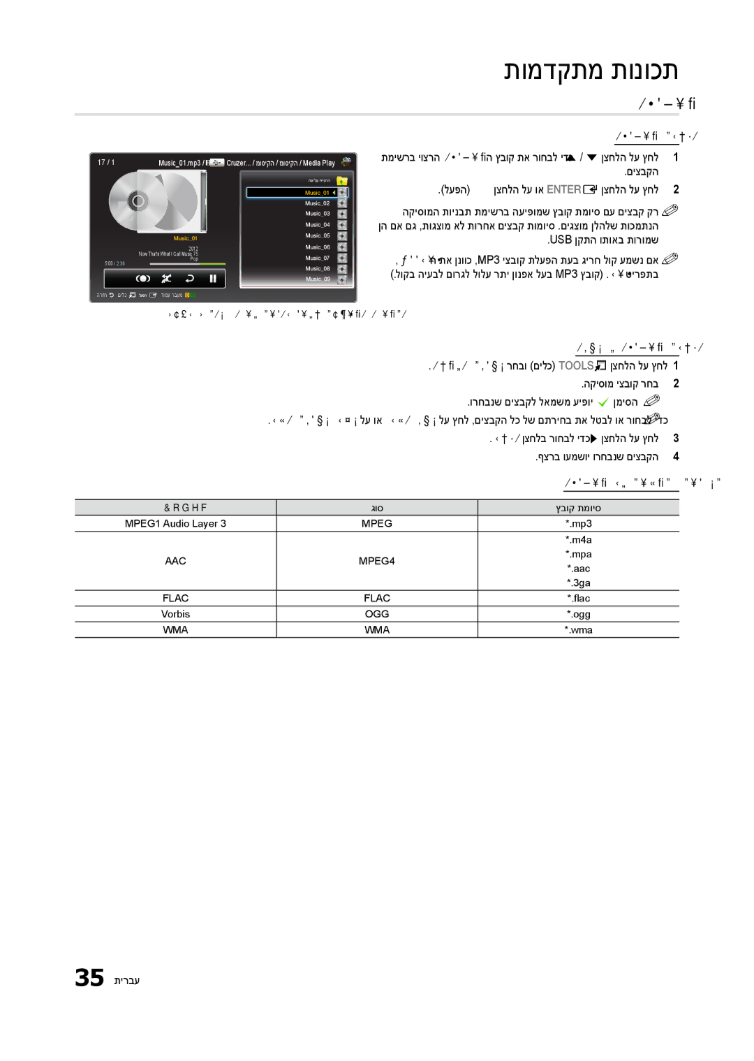 Samsung LT24B301MA/CH manual הרחבנש הקיסומ תלעפה 