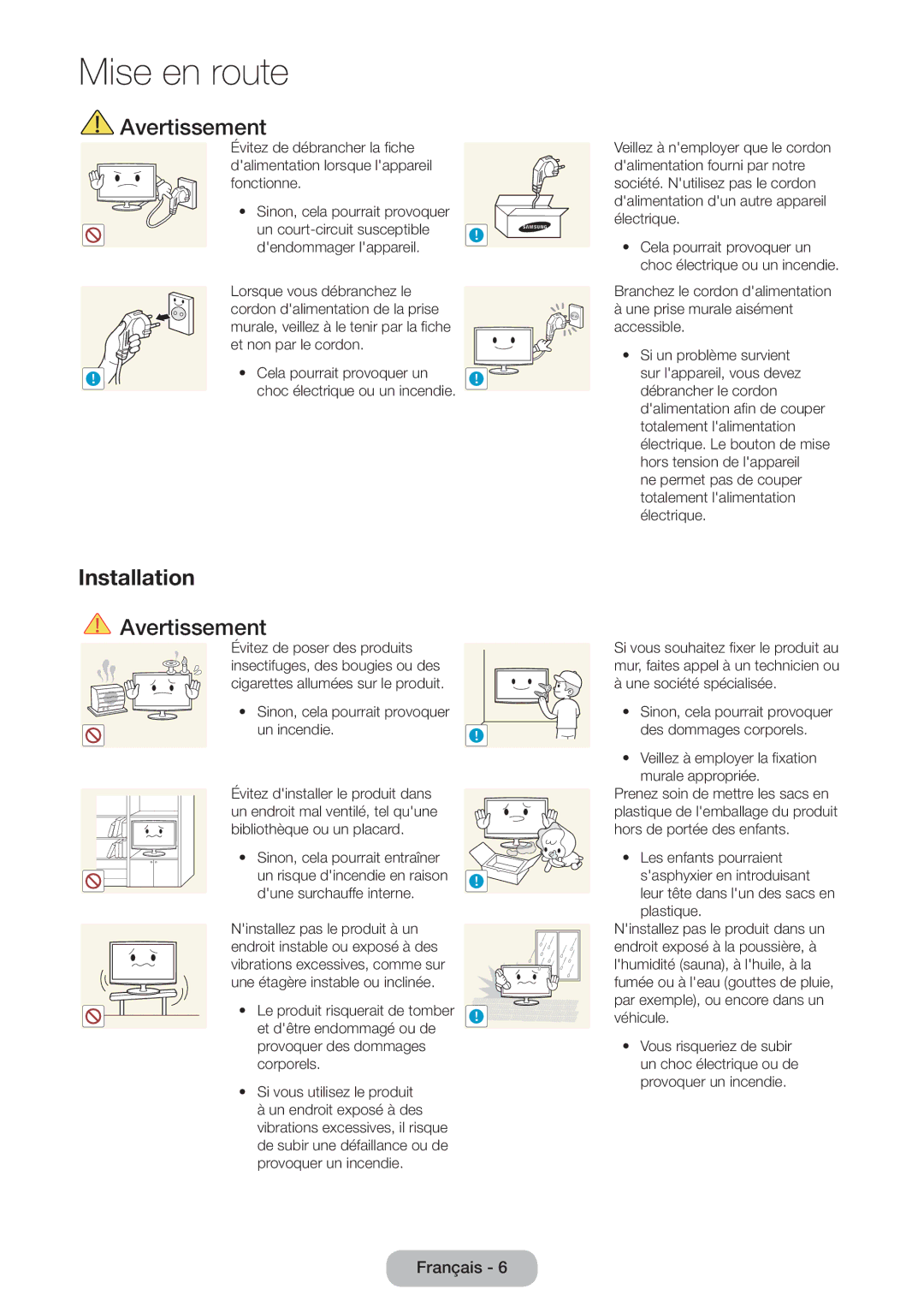 Samsung LT24B750EW/EN, LT27B750EW/EN manual Installation, Une société spécialisée 