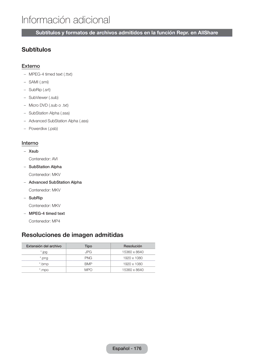 Samsung LT24B750EW/EN, LT27B750EW/EN manual Externo, Interno 