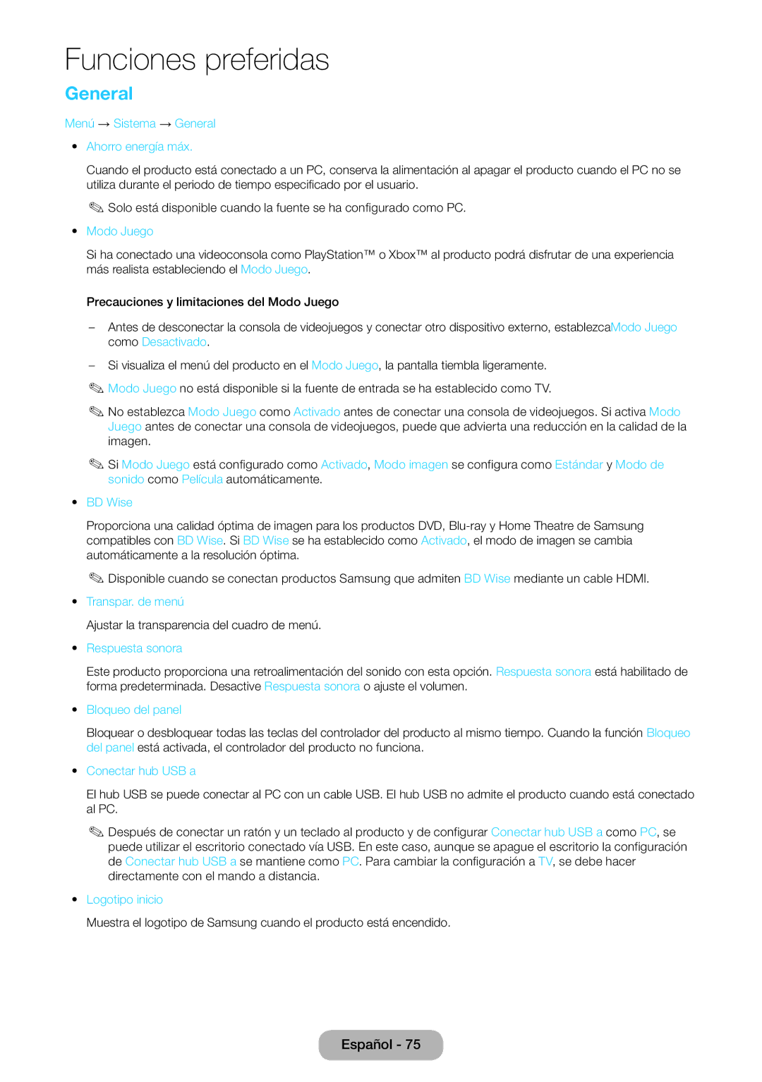 Samsung LT24B750EW/EN, LT27B750EW/EN manual General 