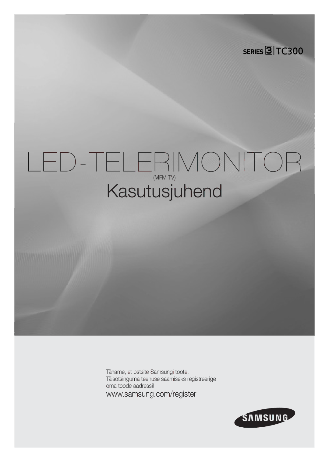 Samsung LT19C300EW/EN, LT24C300EWZ/EN, LT24C300EW/EN, LT22C300EW/EN manual Led-Telerimonitor 