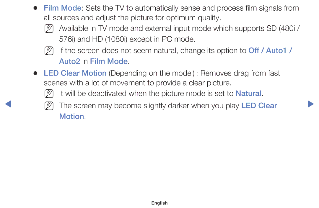 Samsung LT24D310ES/EN, LT28D310ES/EN manual Auto2 in Film Mode, Motion 