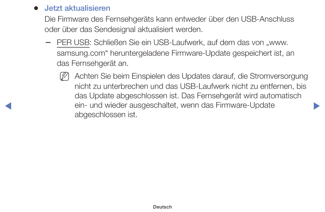 Samsung LT24D310ES/EN, LT28D310ES/EN manual Jetzt aktualisieren 