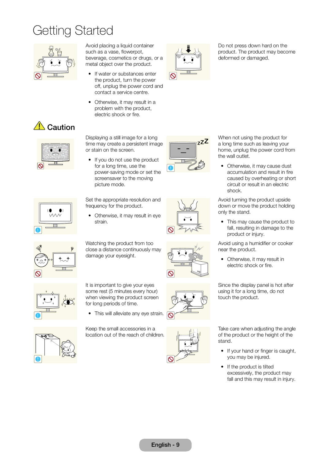 Samsung LT24D310EX/EN, LT24D310EW/EN, LT28D310EW/EN, LT28D310EX/EN, LT24D310EX/RU, LT28D310EX/RU manual Getting Started 