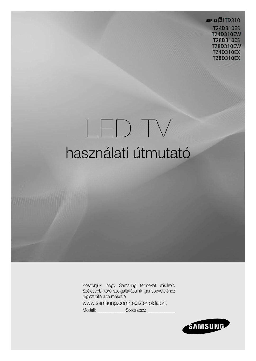 Samsung LT28D310EW/EN, LT24D310EW/EN, LT28D310EX/EN, LT24D310EX/EN manual Televizor LED 