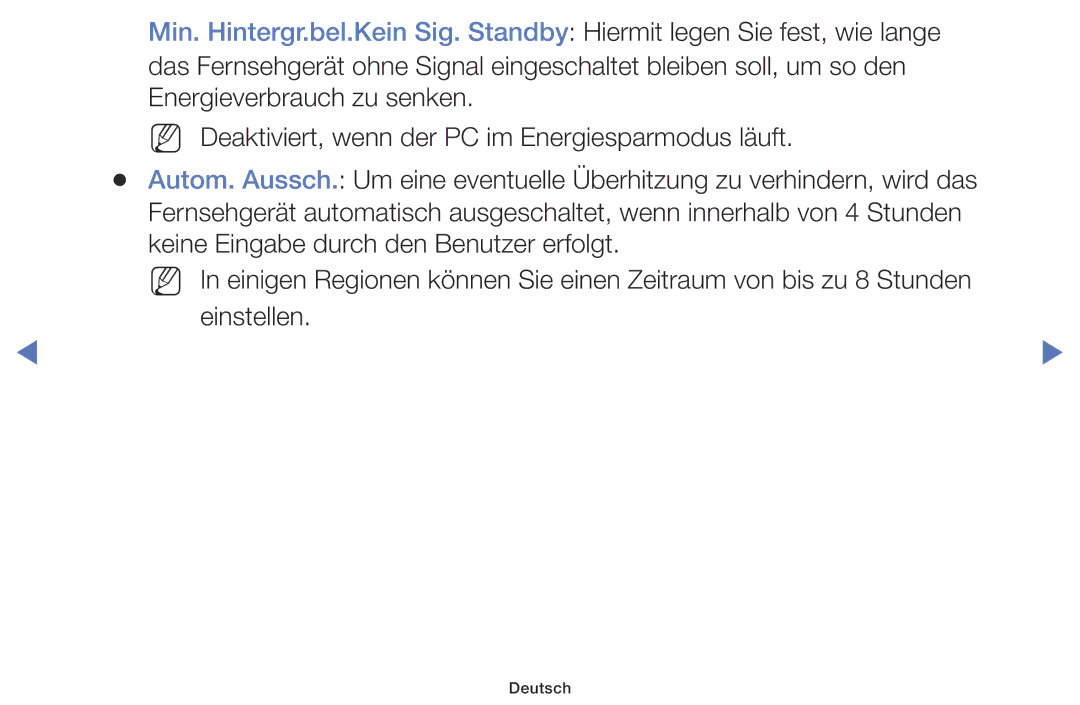 Samsung LT28D310EW/EN, LT24D310EW/EN manual Deutsch 