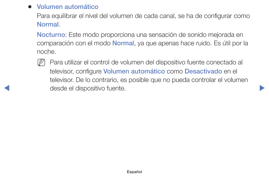 Samsung LT24D310EW/EN, LT28D310EW/EN manual Volumen automático, Normal 