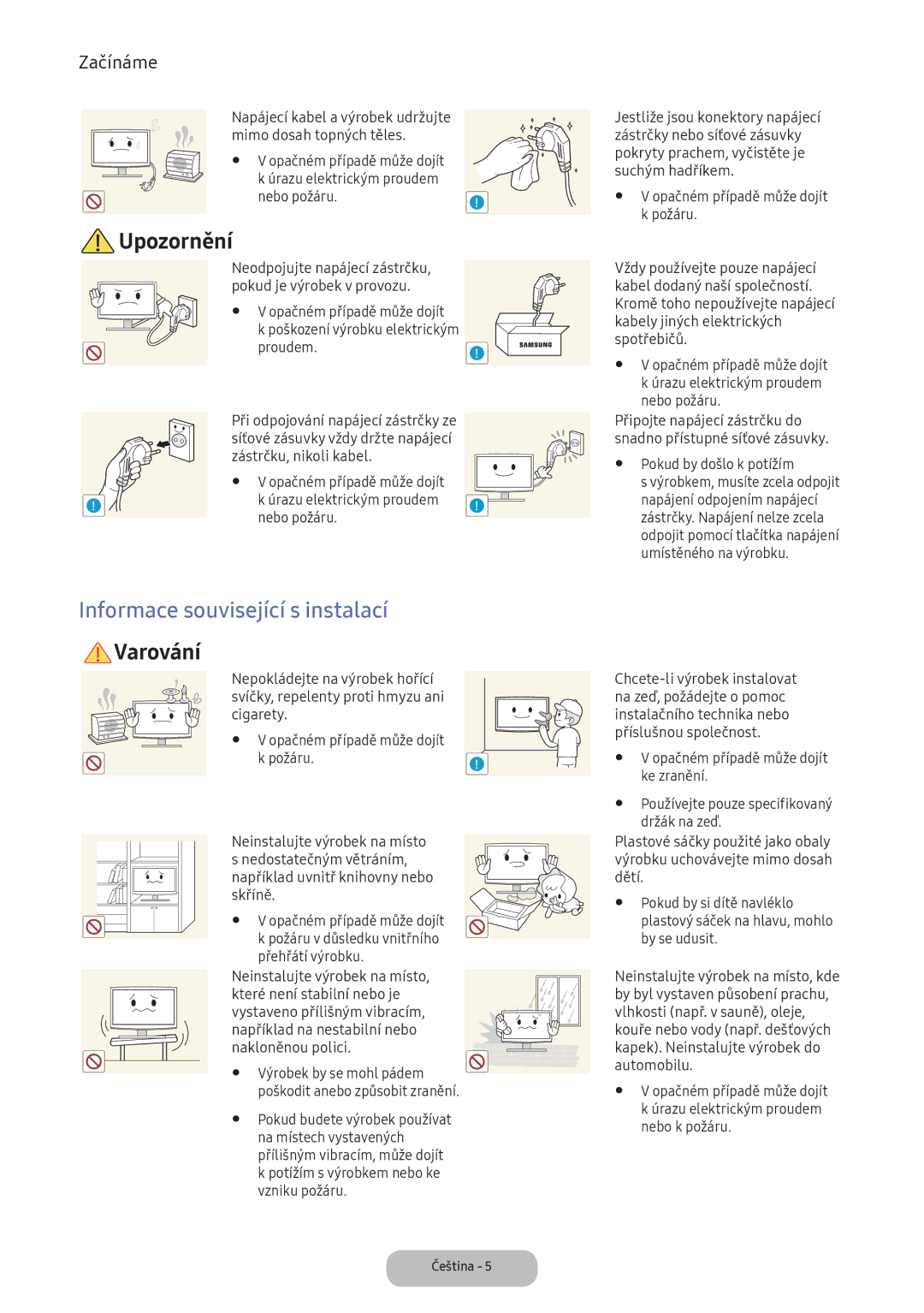 Samsung LT22E390EI/EN, LT24D391EI/EN manual Informace související s instalací 