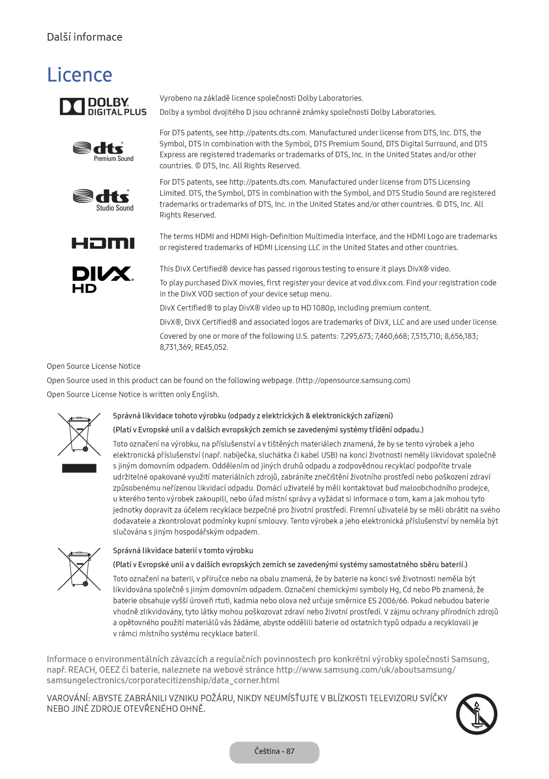 Samsung LT22E390EI/EN, LT24D391EI/EN manual Licence 