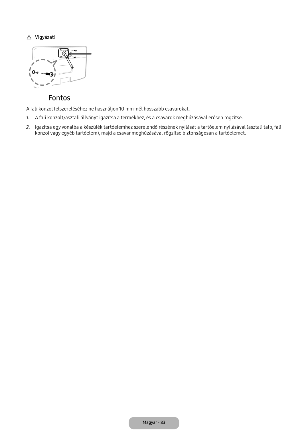 Samsung LT22E390EI/EN, LT24D391EI/EN manual Fontos 