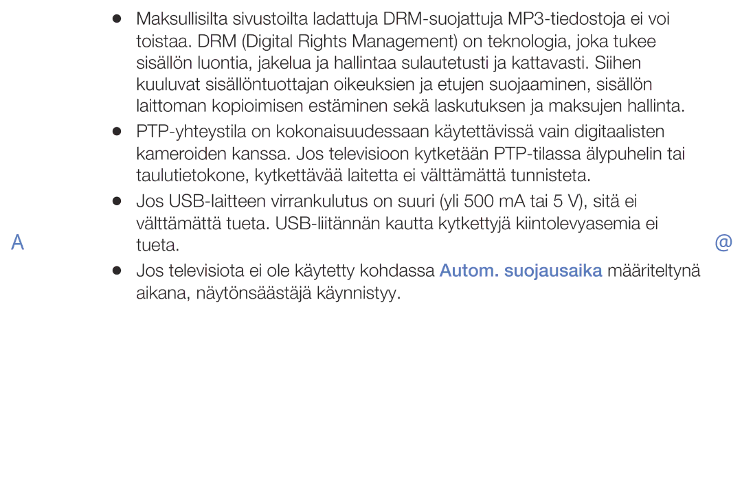 Samsung LT28E310EX/XE, LT24E310EXQ/XE, LT32E310EXQ/XE, LT24E310EX/XE, LT32E310EX/XE manual Aikana, näytönsäästäjä käynnistyy 