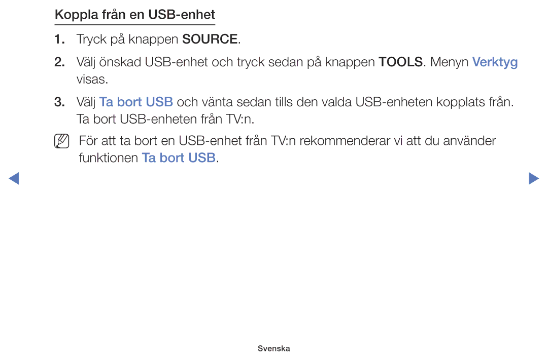 Samsung LT28E310EXQ/XE, LT24E310EXQ/XE, LT32E310EXQ/XE, LT24E310EX/XE, LT28E310EX/XE, LT32E310EX/XE manual Svenska 