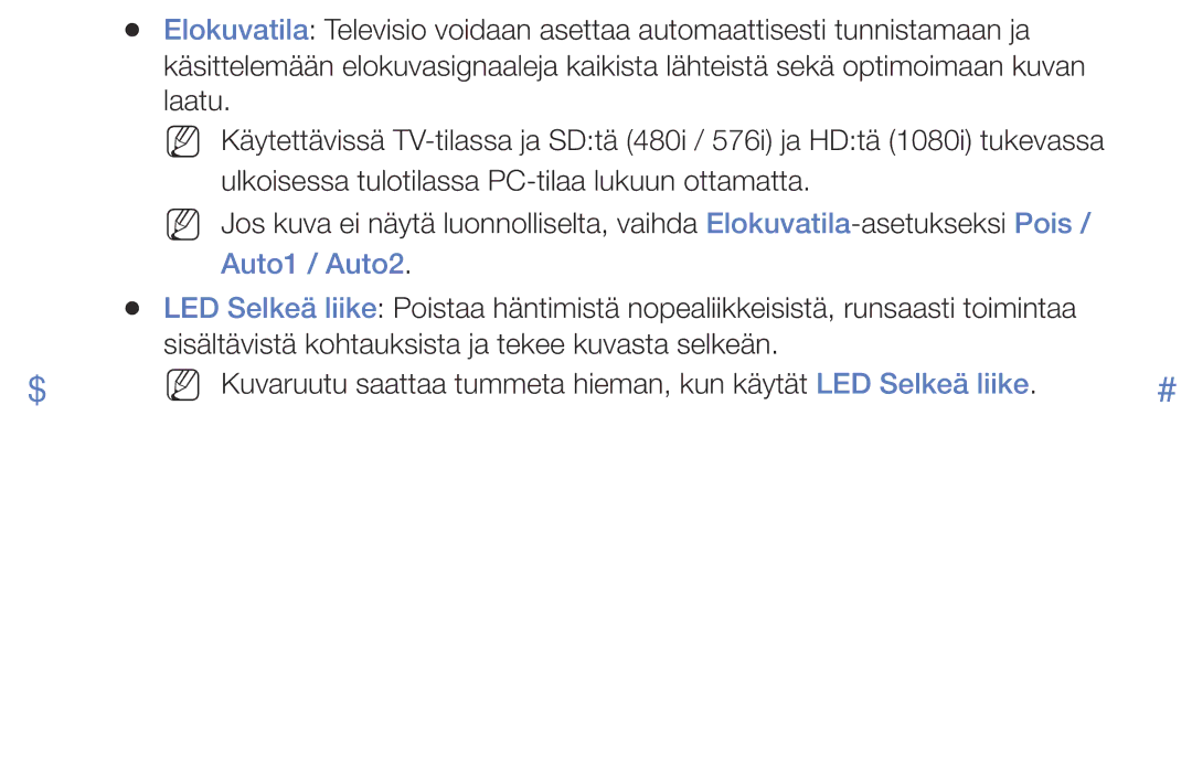 Samsung LT32E310EXQ/XE, LT24E310EXQ/XE, LT24E310EX/XE, LT28E310EX/XE, LT32E310EX/XE, LT28E310EXQ/XE manual Auto1 / Auto2 