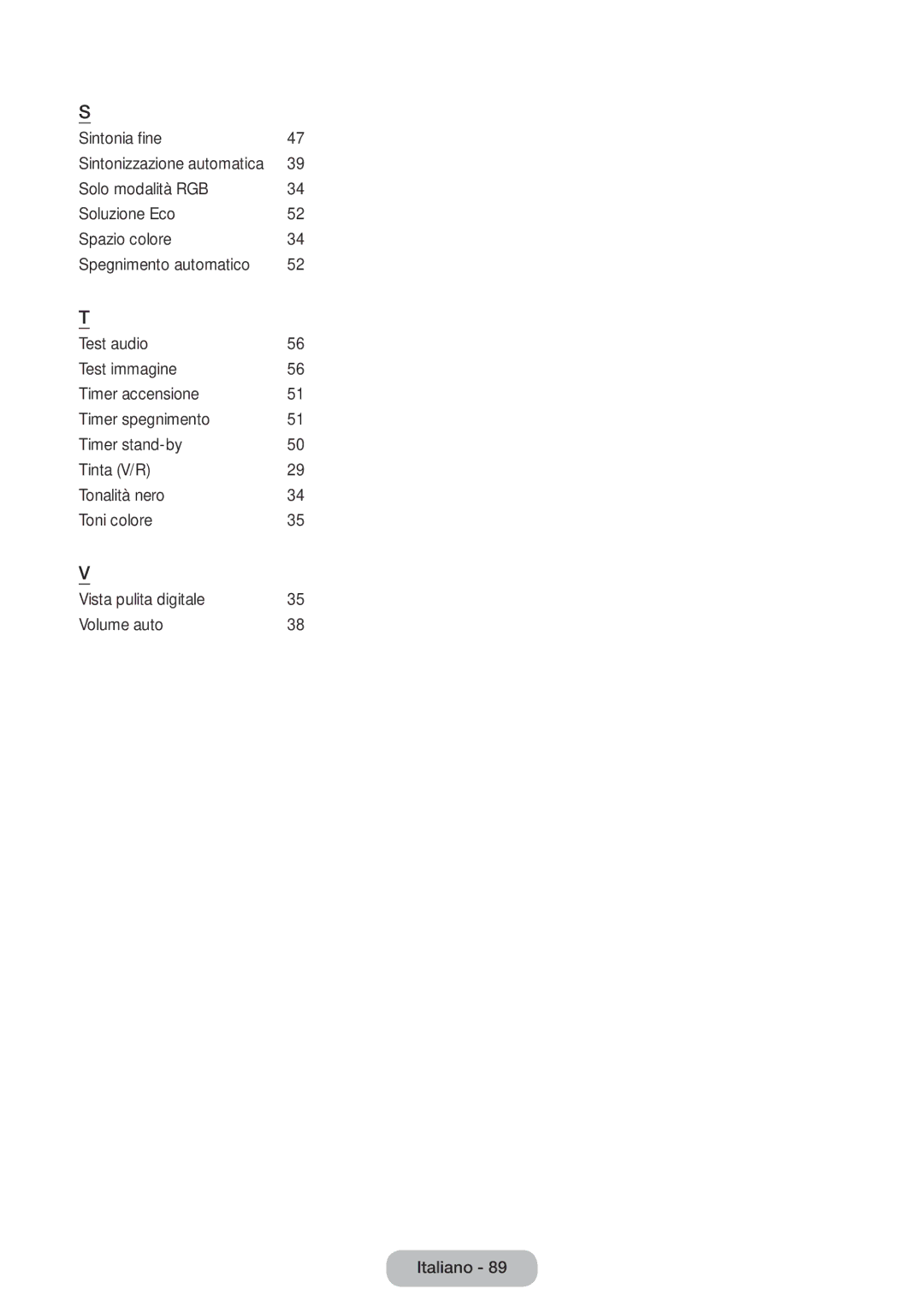 Samsung LT24E390EX/EN, LT24E390EW/EN, LT22E390EX/EN manual Sintonia fine 