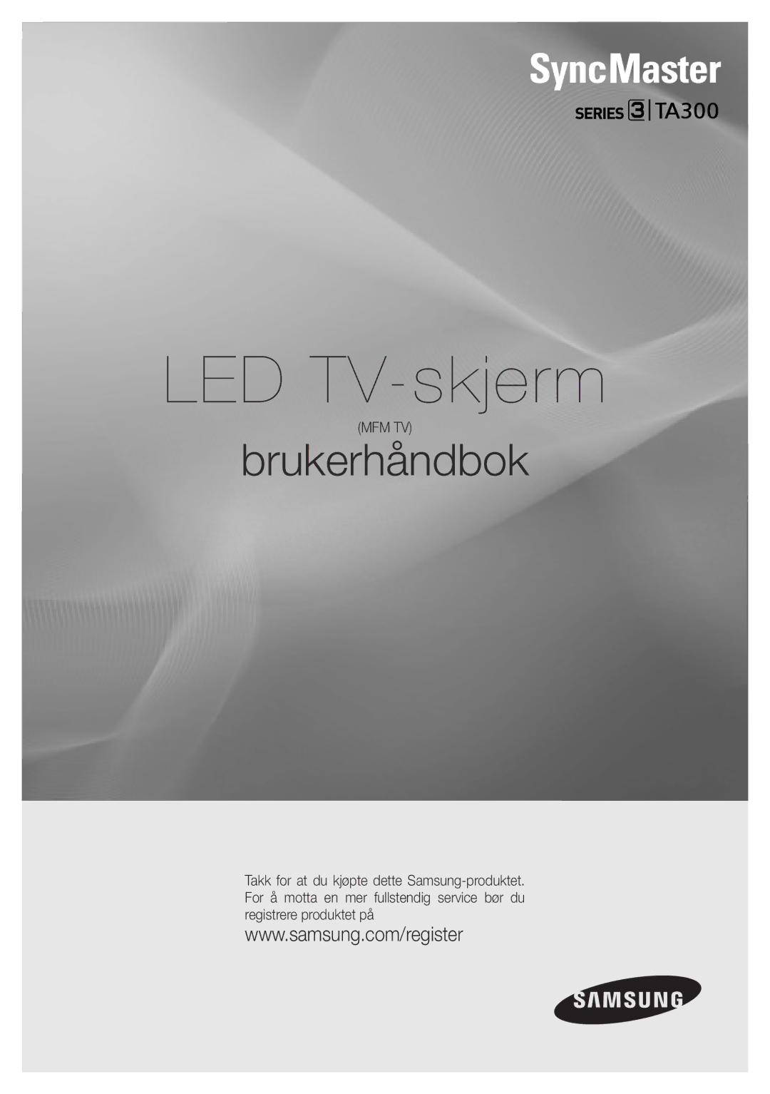 Samsung LT22A300EW/XE, LT27A300EW/XE manual LED TV-skärm 