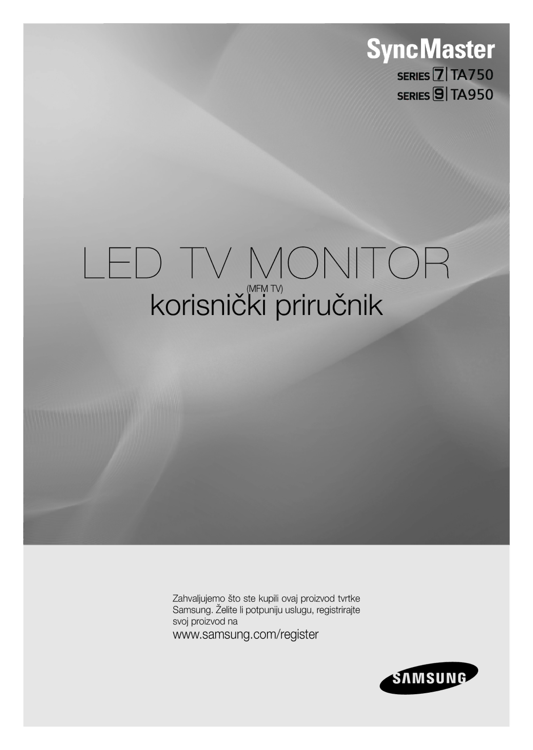 Samsung LT27B750EW/EN manual LED TV Monitor 