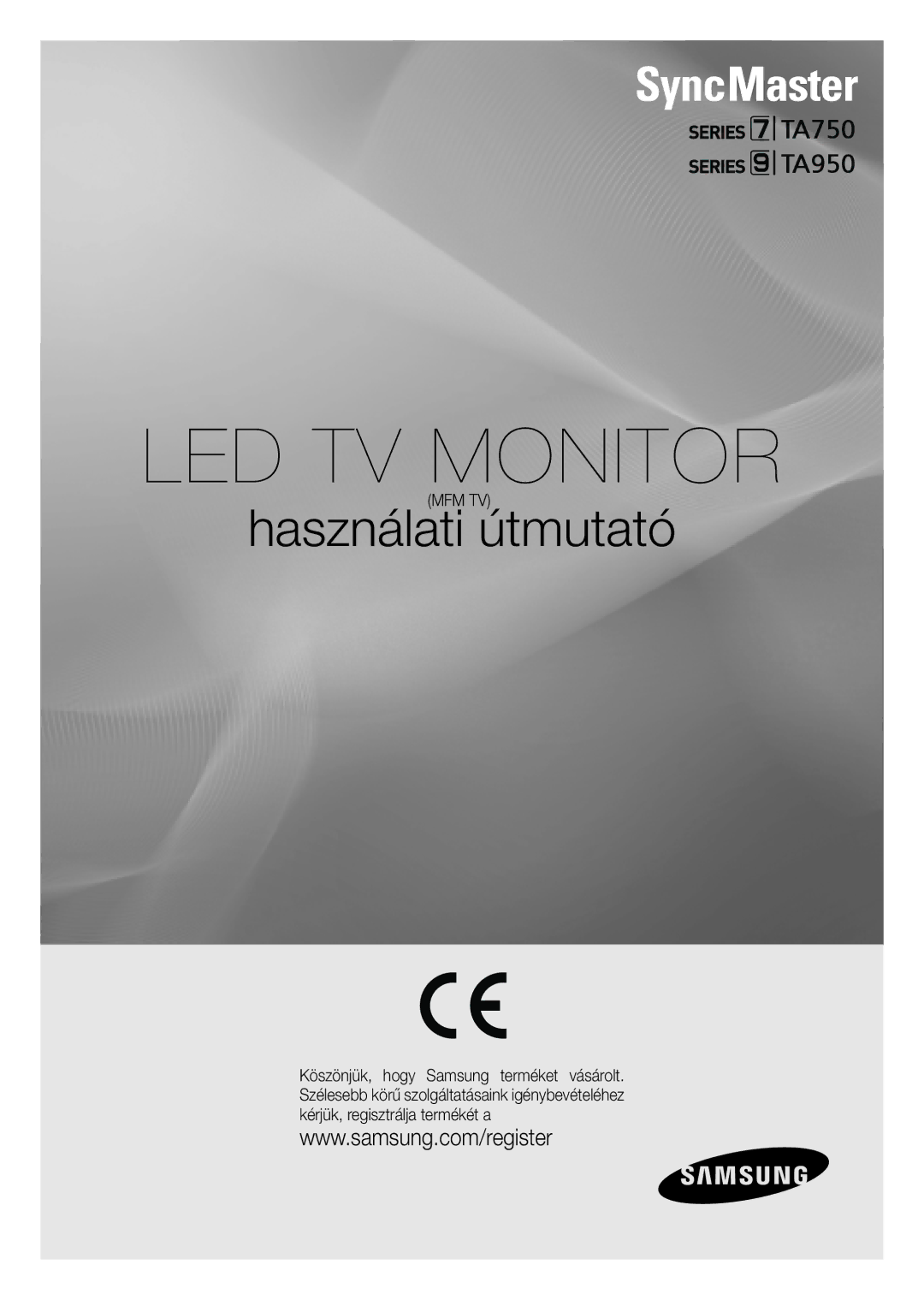 Samsung LT27B750EWV/EN, LT27A950EXL/EN, LT27A750EX/EN, LT23A750EX/EN, LT27A950EX/EN, LT27B750EW/EN manual LED TV Monitor 